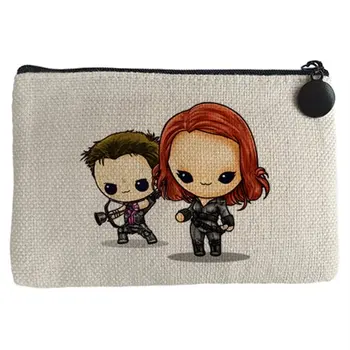 

Purse Chibi Kawaii Black Widow and Hawkeye. spoof