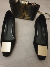 Zapatos de tacón alto y grueso para mujer, calzado de oficina, elegante, formal, a cuadros, a la moda, color negro, 2020