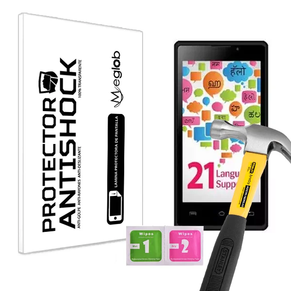 Screen protector Anti-Shock Anti-scratch Anti-Shatter compatible with Lava Iris 465 | Электроника