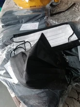 Mascarilla desechable para adultos, tapabocas con protector facial de 3 capas, no tejido, con filtro anti polvo y anti gotas