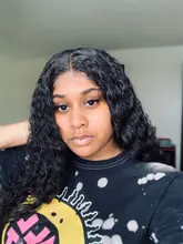 Marrón de la onda de agua peluca con malla Frontal #4 #2 T parte rizado Peluca de cabello humano transparente pelucas de encaje para las mujeres de cabello humano 13X4X1 peluca Frontal