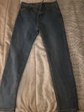 Pantalones para mujeres 2021 mujeres de cintura alta Jeans térmicos de lana forrado pantalones Denim elástico Pantalones Ropa de Mujer