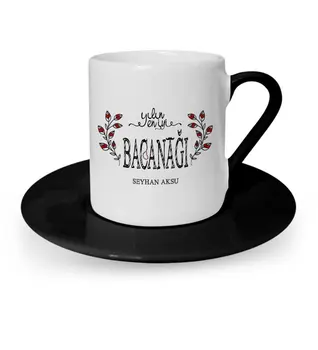 

Personalized The Year 'S Best Bacanağı Black Turkish coffee Cup