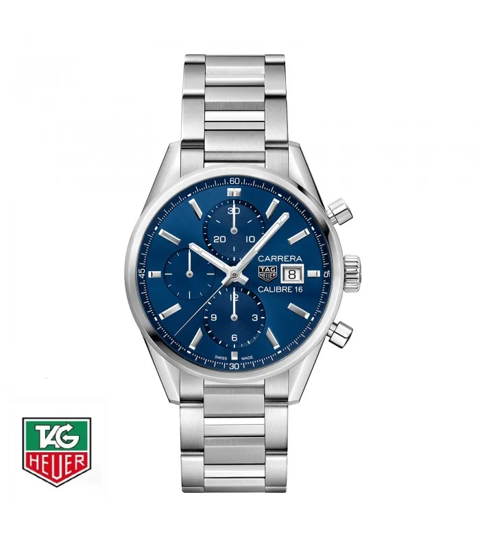 Часы TAG HEUER CARRERA Калибр 16 хронограф автоматический CBK2112.BA0715
