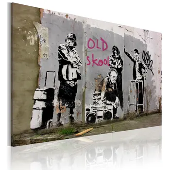 

Table-Old school (Banksy)-60x40