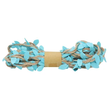 

2ar206 decorative rope with leaves, 3 M. (blue)