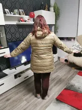 NewBang-Chaqueta de plumón largo con capucha para mujer, chaqueta ultraligera de invierno, abrigos de talla grande, 7XL, 8XL