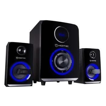 

Altavoces 2.1 con bluetooth hiditec h500 - 50w rms - subwoofer 5.25'/13.3cm - satelites 3'/7.62cm - lector usb/sd - audio-in -