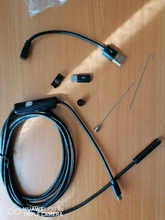 Cámara endoscópica Flexible de 7mm 5,5, endoscopio impermeable IP67, 6 LED, cámara de inspección para Android, Micro USB tipo OTG C