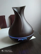 Humidificador de aire ultrasónico de 500ML, con Control remoto difusor de Aroma, luz LED que cambia de 7 colores, difusor de aceite esencial eléctrico inteligente