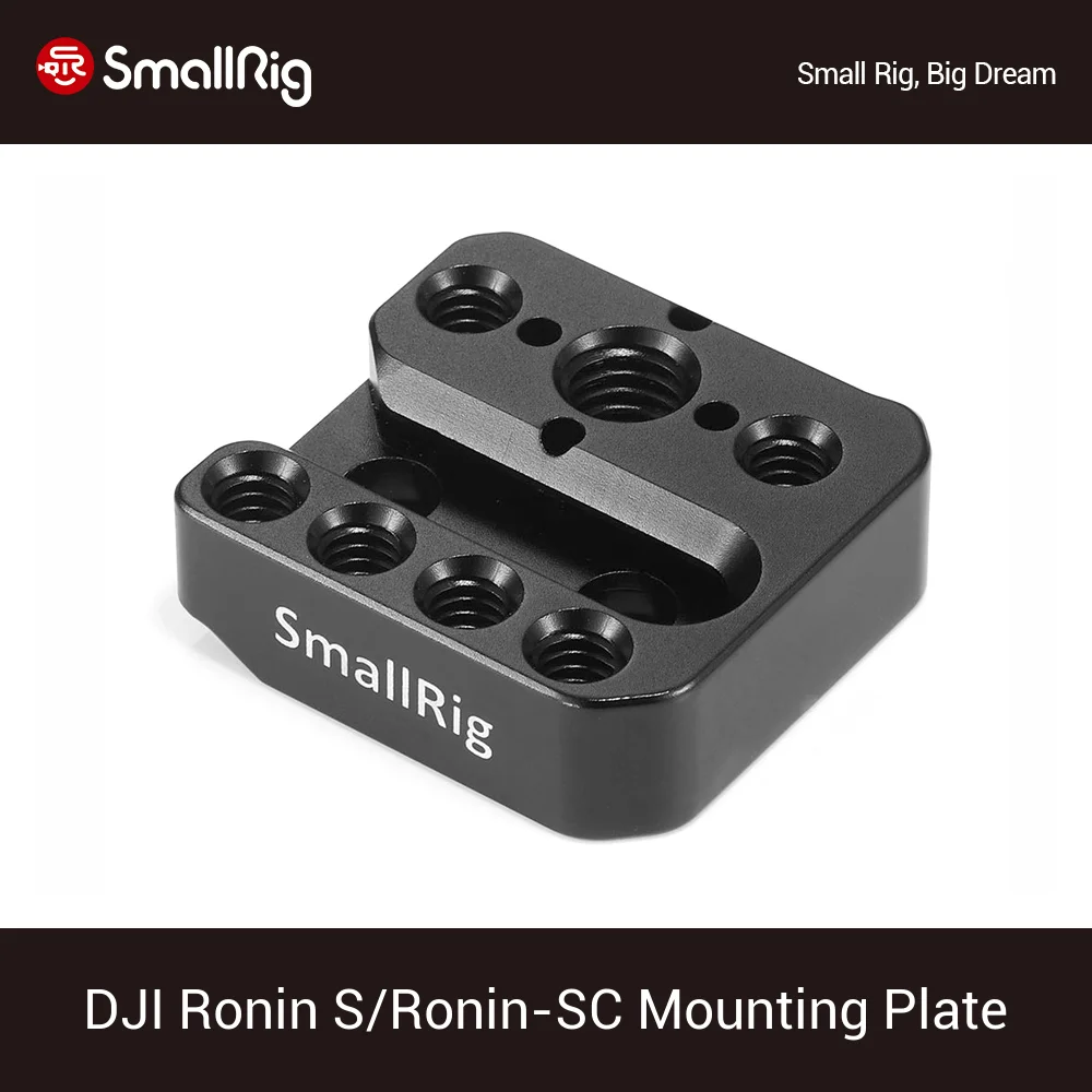 

SmallRig For DJI Ronin S Handheld Gimbal Quick Release Mounting Plate With Nato Rail and Threaded Mounting Holes- 2214