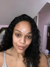 Pelucas de cabello humano peruano para mujeres negras, postizo de ondas profundas con cierre de encaje, 4x4