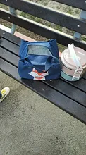 Bolsa de almuerzo con aislamiento de oso de dibujos animados para niños, Picnic, viaje, impermeable, contenedor de almacenamiento de alimentos, bolsa refrigeradora