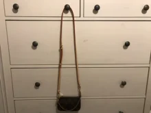 Bamander-Bolso de piel auténtica de alta calidad para mujer, correa de 107CM-119CM de longitud, correa de hombro ajustable de lujo, accesorio para bolsa
