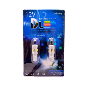 

1pcs LED Car Lamp T10 - W5W - 9 CSP