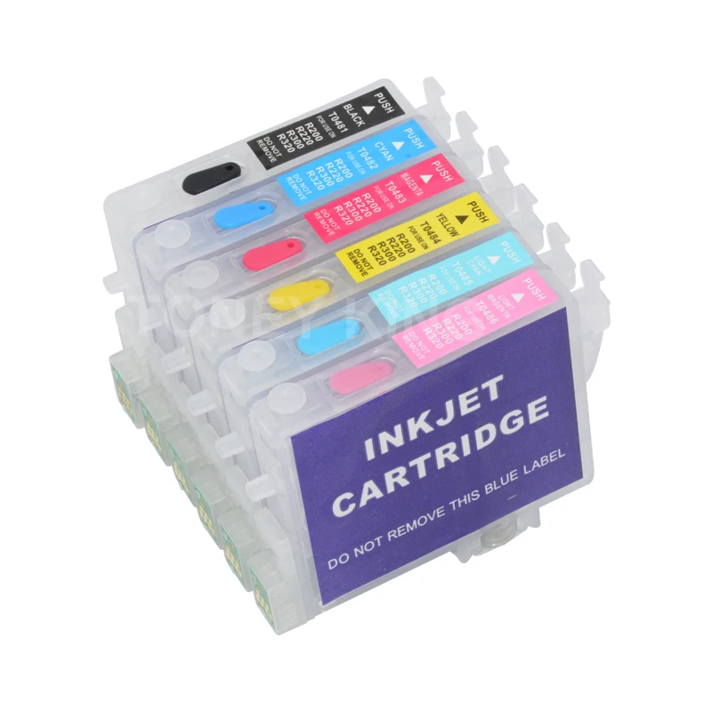 Чернильные картриджи Toney King T0481 для принтеров Epson Stylus Photo R200 R220 R320 R340 RX500 RX60 флакон
