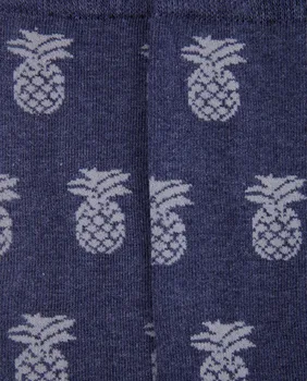 

Short socks printed man indigo blue