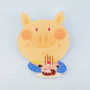 

Jewelry badge Yellow Pig (52924)