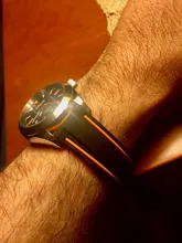 Correa de silicona suave para reloj deportivo para hombre, banda de repuesto de 20mm, 22mm, 24mm y 26mm para buceo, resistente al agua