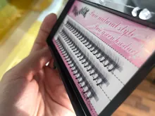 Racimo de pestañas individuales 60 uds, maquillaje profesional, pestañas postizas, extensiones de pestañas