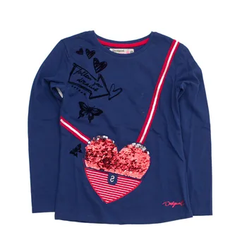 

Brand: Uneven- Genre: Girl Category: T-shirts & Tops- …Color: blue, Size: 5_6