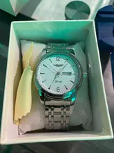 LANGLISHI-relojes de lujo para hombre, luminoso, resistente al agua, de acero inoxidable, de cuarzo, con fecha, reloj de pulsera de negocios, 2020