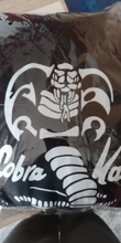 Sudadera con capucha con estampado de Cobra Kai para hombre, Sudadera con capucha y cremallera, ropa de calle de gran tamaño para hombre, jerséis informales de marca famosa 2020