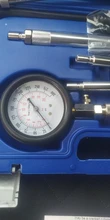 Kit de probador de compresión de cilindro de motor de gasolina, herramientas automáticas profesionales, probador de cilindro con M10, M12, M14, M16, M18