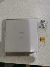 Minitiger-Interruptor de pared de lujo con Sensor táctil, interruptor estándar europeo y británico, de cristal gris claro, de 1/2/3 entradas y 1 vía CA 220