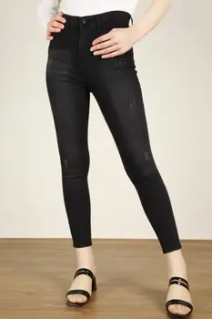 

Women High Waist Tight Bell-Bottomed Jeans Pants