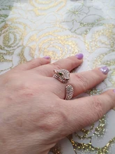 FDLK-Anillo de leopardo con incrustaciones de cristal para mujer, sortija Unisex con personalidad, regalo de joyas de fiesta