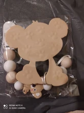 Joepada collar dentición bebé precioso Koala búho caballo del bebé mordedor Molar juguete para regalo mapache perlas de silicona de grado de alimentos