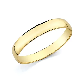 

Alliance 18k Gold Smooth 4mm. [AA0085GR] -Customizable-RECORDING INCLUDED IN THE PRICE