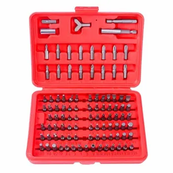 

100pc Set tips Hex magnetic screwdriver Torx Hex Kit