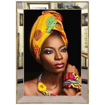 

3D Digital Canvas Painting with Mirror Frame 70 * 100 cm