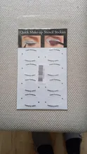 4 Hojas de maquillaje de ojos de plantillas delineador de ojos conformación de la plantilla para las cejas de sombra de ojos maquillaje plantilla herramienta estilo guía de dibujo