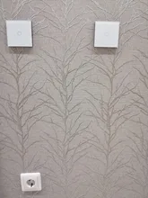 Wall-Light Glass-Panel Crystal Touch-Screen White Ac110-220v Standard Szaoju EU 1set