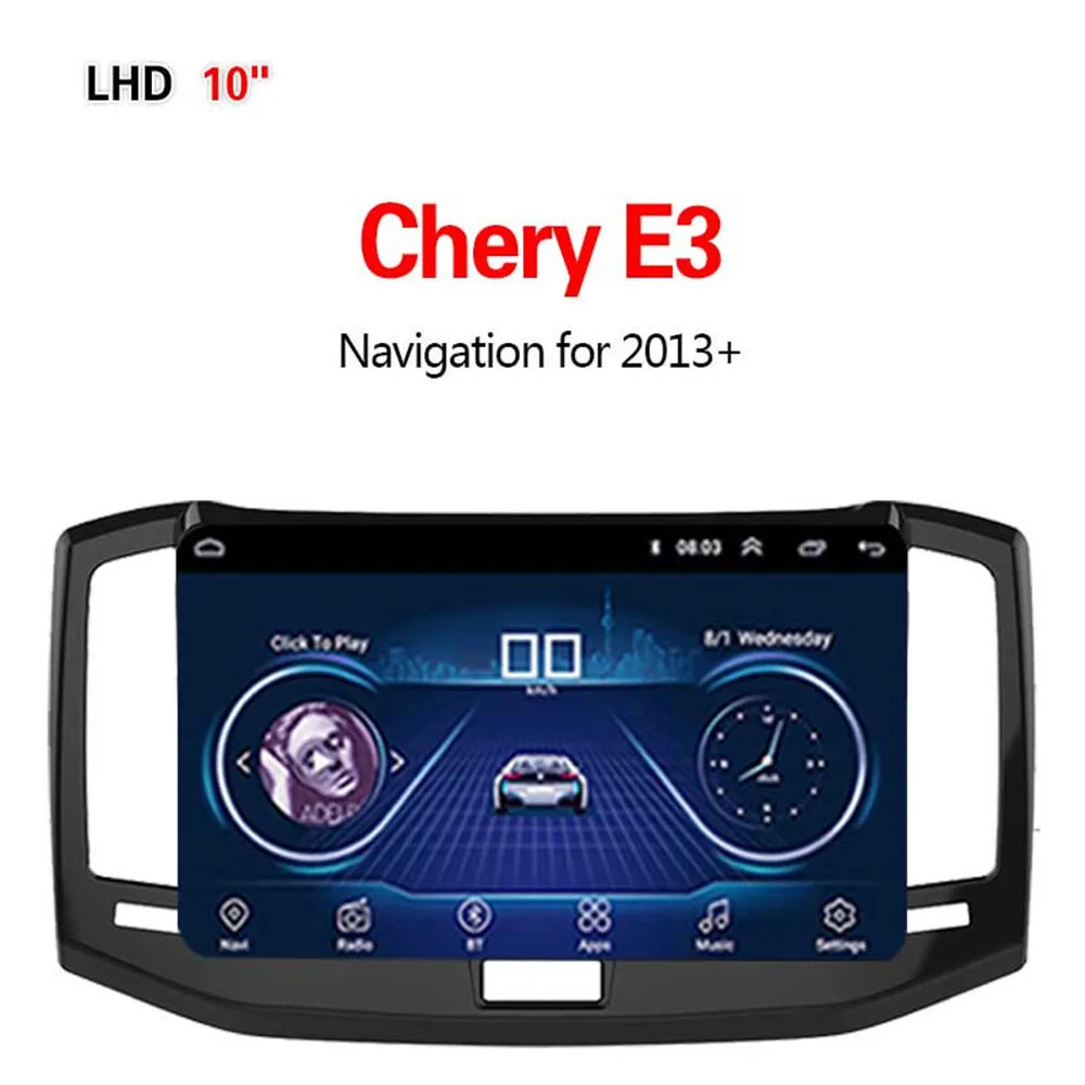 Lionet gps навигация для автомобиля Chery E3 2013+ 10,1 дюймов LC3003Y - Размер экрана, дюймов: WIFI 1G16G