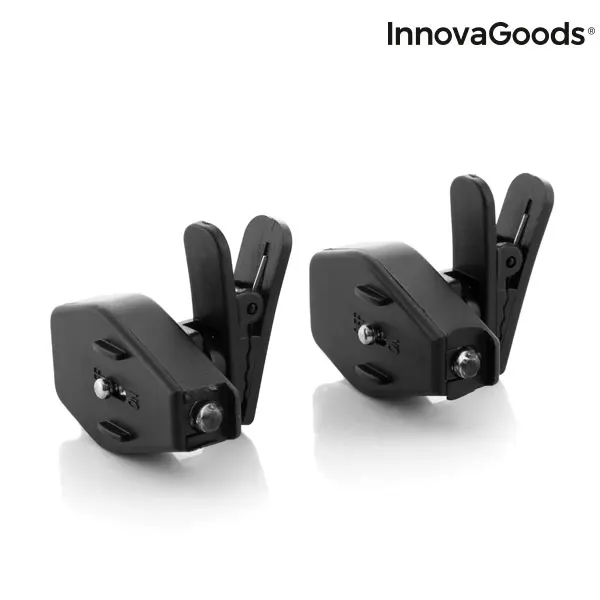 InnovaGoods 360 ° светодиодный зажим для очков(упаковка из 2 шт