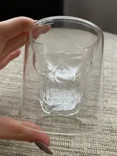 Skull-Cup Club Whiskey Wine Vodka Crystal Beer Glass Transparent for Bar 4-Sizes