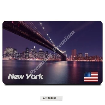 

Souvenir Vinyl magnet "New York" USA (size: 54x86mm). Free shipping.