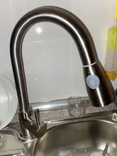 Grifo de cocina extraíble con un solo Mango, mezclador de fregadero giratorio de cobre cromado/níquel/oro, 360 giratorio, un solo orificio