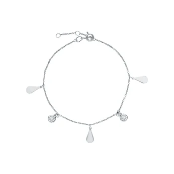 

Silver Bracelet with cubic zirconia sunlight sample 925