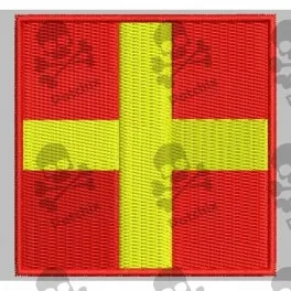 

Embroidered patch NAUTICAL FLAG LETTER R (ICS ROMEO)