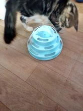 3 Levels Pet Cat Toy Tower Tracks Disc Interacitve Cat Toys Ball Training Amusement Plate