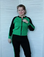 Tracksuits Women Cardigan Sweater Waist-Pants Spring Two-Piece-Sets Knitted White Fashion