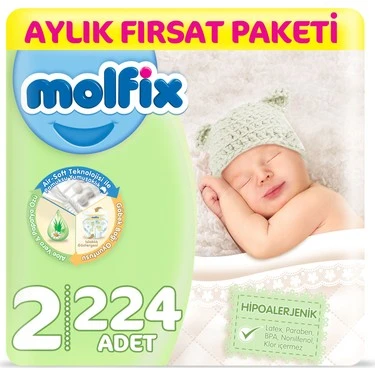 Molfix Couches Bébé Taille 2 Mini (40 Pièces)