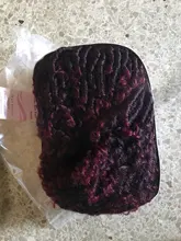 FAVE-peluca rizada de cabello sintético para mujeres y hombres, Pelo Rizado Afro de fiesta, corto, color negro Natural/1b 30, ombré, marrón