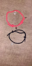 Uds \ Set de acero inoxidable pulsera de pareja un par de imán mano hombres y mujeres regalo amistad encantos cuerda joyería