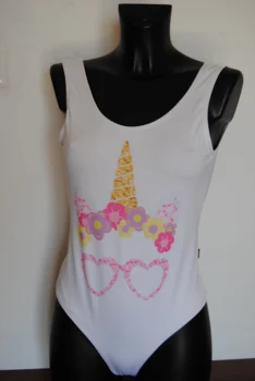 

Body woman with unicorn stylized suitable for training Leisure the sea and pool made in Brazil